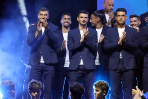 (Φώτος kerkida) Η εκδήλωση της Ανόρθωσης
