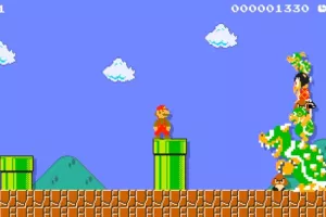 Τέσσερα frames από το τέλειο Super Mario Bros speedrun