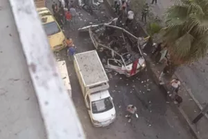 (Βίντεο) Eκρηξη σε λεωφορείο στη Δαμασκό – Αναφορές για πολλούς νεκρούς