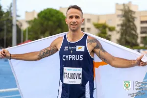 Αργυρός ο Μίλαν Τράϊκοβιτς με ισοφάριση του παγκύπριου ρεκόρ