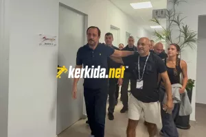 (Βίντεο kerkida) Στο "Αλφαμέγα" ο Χριστοδουλίδης: "Σήμερα που ήρθα, θα προκριθούμε"