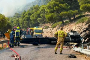 Δύο νεκροί από την σύγκρουση ελικοπτέρων στην Ψάθα