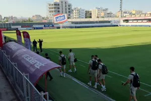 (ΦΩΤΟΣ kerkida) Η άφιξη της ΑΕΚ με συνοδεία 