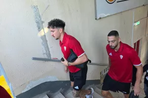 (ΦΩΤΟΣ kerkida) H άφιξη της Νέας Σαλαμίνας  