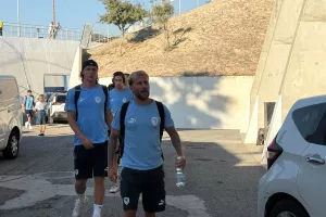 (Φώτος Kerkida) Η άφιξη της Πάφος FC