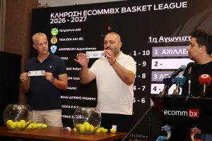 Φωτορεπορτάζ από την κλήρωση του ECOMMBX Basket League