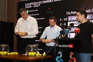 Φωτορεπορτάζ από την κλήρωση του ECOMMBX Basket League
