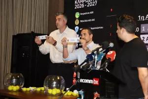 Φωτορεπορτάζ από την κλήρωση του ECOMMBX Basket League