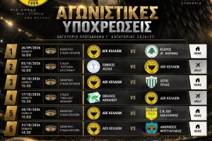 Οι έξι πρώτες της αγωνιστικές