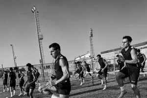 Φώτος από την προπόνηση