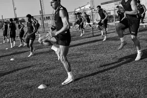 Φώτος από την προπόνηση
