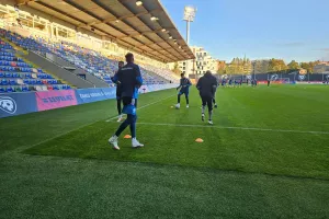 Η προπόνηση στο "Skonto Stadions" (Φώτος kerkida)