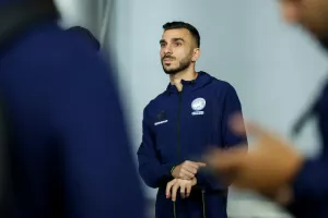 (Φώτος Kerkida) Η άφιξη της Εθνικής μας