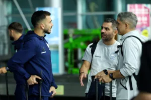 (Φώτος Kerkida) Η άφιξη της Εθνικής μας