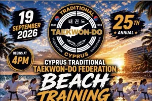 25ου Ετήσιου Cyprus Traditional Taekwon-do Beach Training