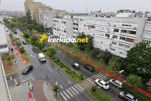 (Φώτος kerkida) Έντονη βροχή στην Ποντγκόριτσα