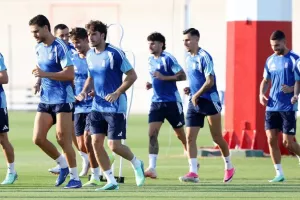 Πάνοπλη πριν την αναχώρηση για Βελιγράδι