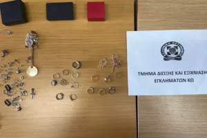 Εξιχνιάστηκε κλοπή κοσμημάτων αξίας 7.000 ευρώ