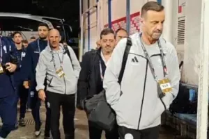 (Βίντεο) Η άφιξη της Εθνικής μας