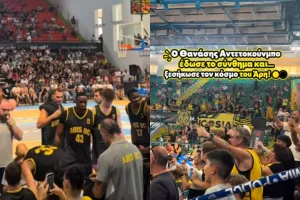 (Βίντεο kerkida) Ο Θανάσης έδωσε το σύνθημα... και ξεσήκωσε τον κόσμο!
