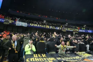 Οι οπαδοί της Ένωσης πήραν τη θέση τους στις εξέδρες του Έτιχαντ
