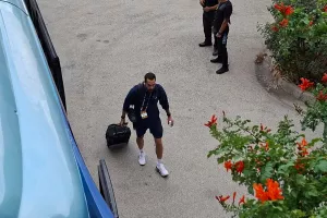 (Φώτος Kerkida) Η άφιξη της Εθνικής μας ομάδας