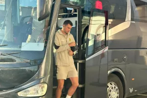(ΦΩΤΟΣ kerkida) H άφιξη της ΑΕΚ