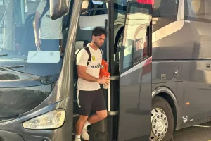 (ΦΩΤΟΣ kerkida) H άφιξη της ΑΕΚ