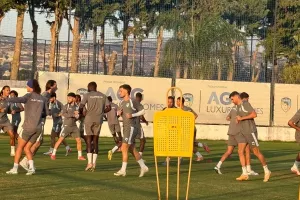 (Φώτος Kerkida) Η προπόνηση της Πάφος FC