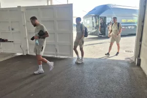 (ΒΙΝΤΕΟ-ΦΩΤΟΣ kerkida) Έφτασε η ΑΕΚ!