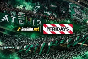 TGI Fridays X Kerkida.net/ ΜΑΖΙ... με ποδοσφαιρικό και μπασκετικό Παναθηναϊκό!