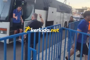 (Φώτος kerkida) Η άφιξη της Ομόνοιας Αραδίππου