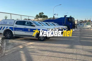 (Φώτος kerkida) Έντονη... αστυνομική παρουσία!