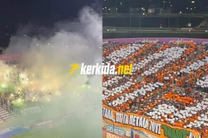 (ΒΙΝΤΕΟ kerkida) Εντυπωσιακές υποδοχές... και "καυτή" ατμόσφαιρα στο ΓΣΠ!