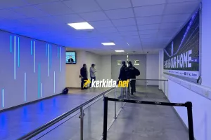 ΦΩΤΟ/Αστυνομία έξω από τα αποδυτήρια