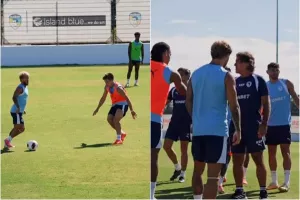 Προπόνηση και... ατάκες Σα Πίντο! (Βίντεο)
