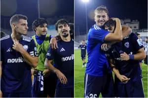Οι πανηγυρισμοί στο τέλος/ΦΩΤΟΣ