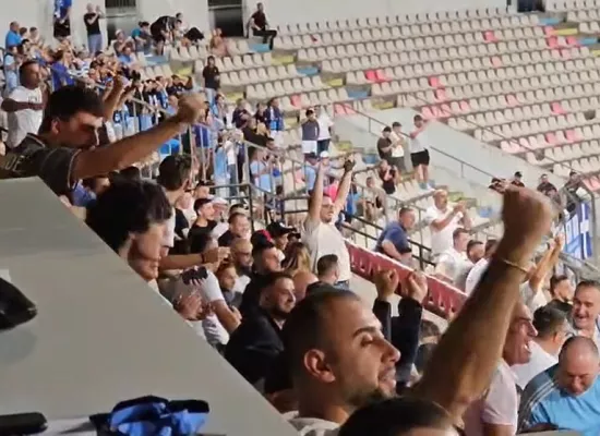 (Βίντεο Kerkida) Έτσι αντέδρασαν Παφίτες και Αλβανοί στο χαμένο πέναλτι του Λουίζ