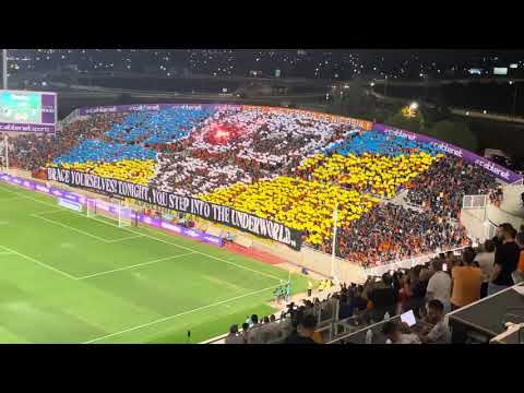 Διπλό κορεό - pyro show Πορτοκαλί με Γάνδη
