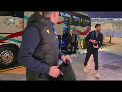 Άφιξη ΑΠΟΕΛ στο νέο γήπεδο Λεμεσού
