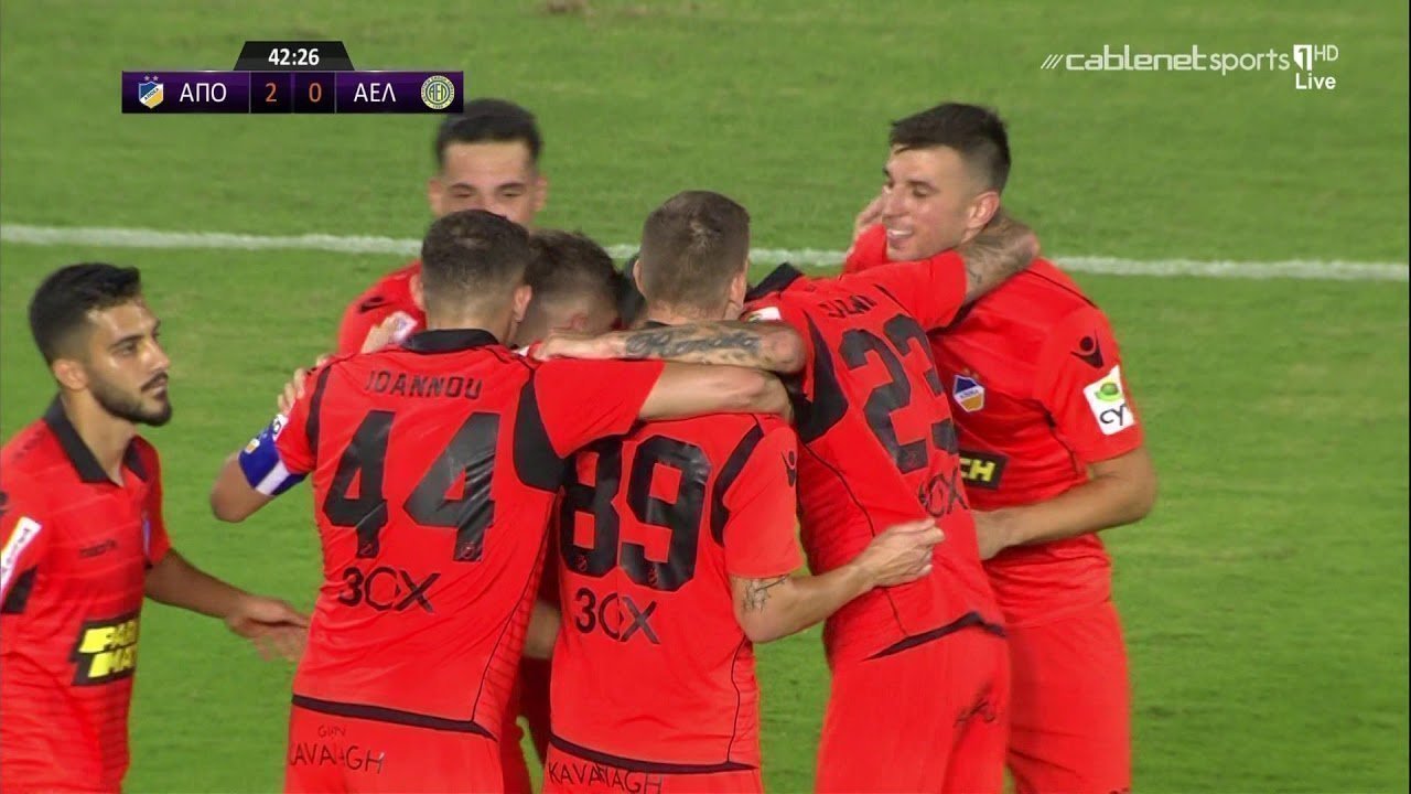 Δείτε το γκολ για το 2-0 της αναμέτρησης ΑΠΟΕΛ - ΑΕΛ