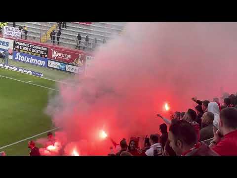 Pyro-Show από οπαδούς Νέας Σαλαμίνας