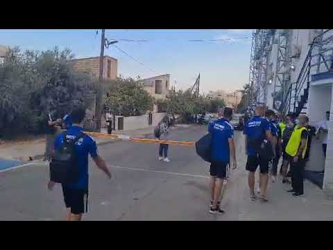 Άφιξη Ανόρθωσης στο "ΠΑΠ" για τον αγώνα με την Ραπίντ (12/8/2021)