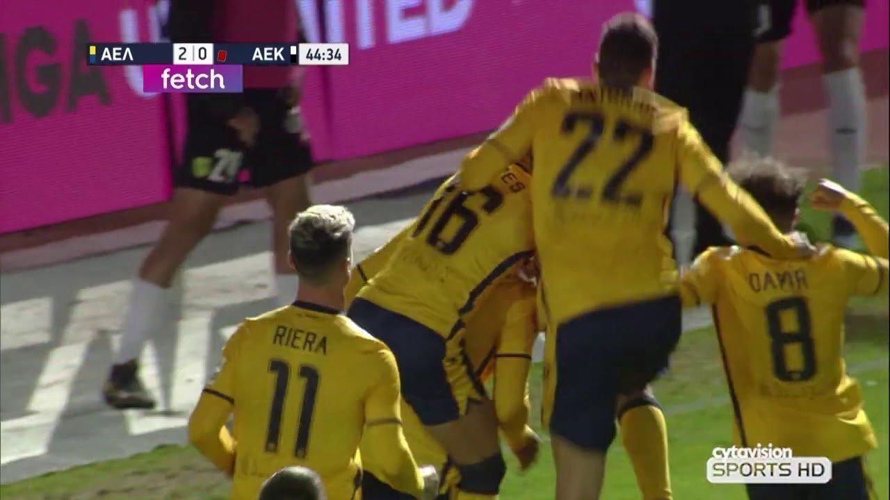 ΑΕΛ - ΑΕΚ 3-0 1Η ΑΓΩΝΙΣΤΙΚΗ Β' ΦΑΣΗ 26/02/2021