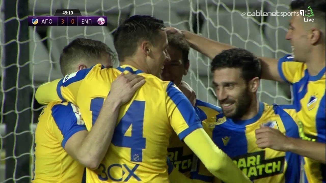 ΑΠΟΕΛ - ΕΝΩΣΗ 4-0  Highlights (5/1/2020)