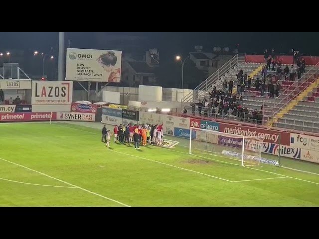Αλκή πανηγυρισμοί μετά τη νίκη με Σαλαμίνα