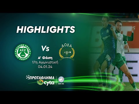 ΑΕΖ  - ΔΟΞΑ ( 1 - 1 ) Α' Φάση 17η Αγωνιστική 04.01.2024