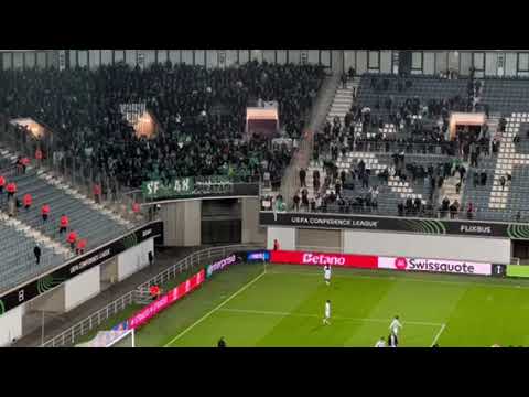 Ομόνοια κόσμος-παίκτες μετά την ήττα από Gent