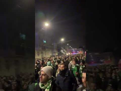 Η πορεία των οπαδών της Ομόνοιας στη Βιέννη 11/12/25 #football