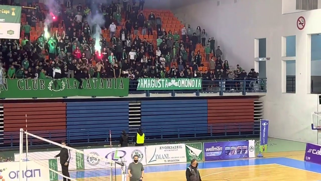 Πανηγυρισμοί Ομόνοιας για το πρωτάθλημα βόλεϊ